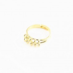 Anillo ajustable 10 anillos de oro x 1pc