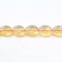 Citrine Faceted Oval 8x10mm x 40cm
