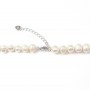 Simple Necklace white Pearl Freshwater 8-9mm