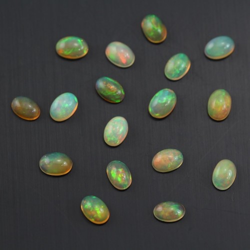 Opale etiope ovale 4x6mm x 1pc