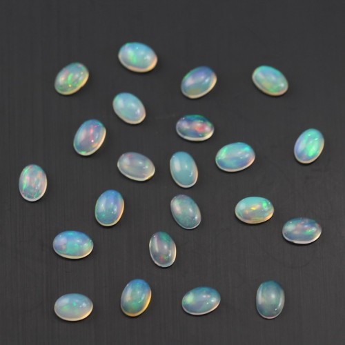 Opale etiope ovale 4x6mm x 1pc