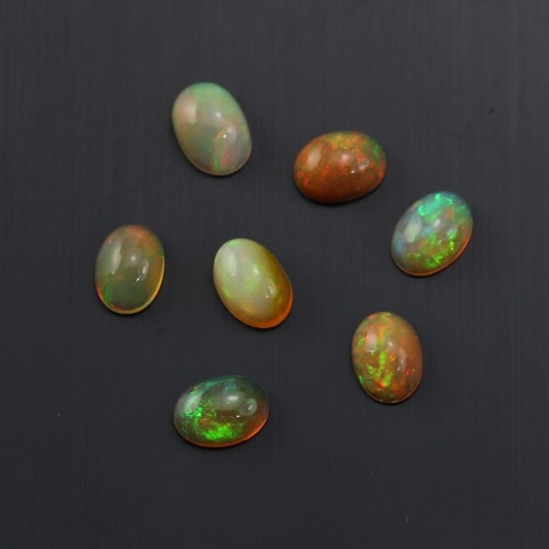 Cabochon opal ethiopian oval 5x7mm x 1pc
