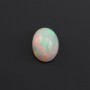 Cabochon opal ethiopian round 7x9mm x 1pc