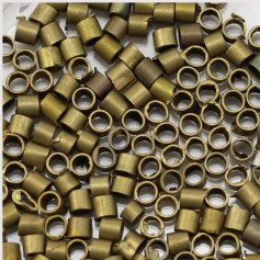 Crimp beads bronze tone 2x1.5mm x 5gr