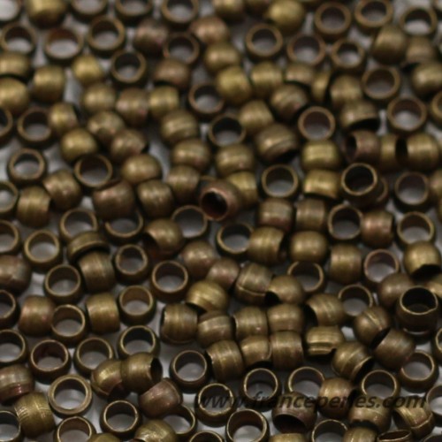 Perle di bronzo 2x1.5mm x 5gr
