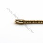 Terminators for 2.0mm thread plated by "flash" gold on brass x 10 pcs