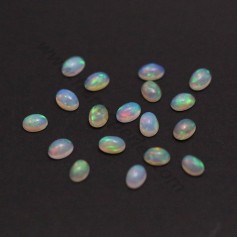 Cabochon opal ethiopian round 5x7mm x 1pc