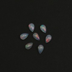 Opale etiope cabochon, goccia 5x8mm x 1pc