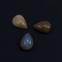 Cabochon opale ethiopian goutte 13x18mm x 1pc