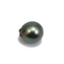 Perle de culture de Tahiti de forme half-ronde 13-14mm x 1pc