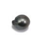 Perle de culture de Tahiti de forme semi-ronde 13-14mm x 1pc