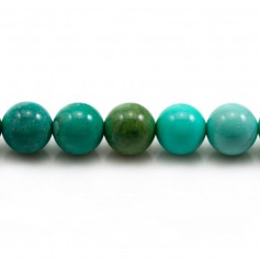 "Agate grass" in green color, in round shape, 10mm x 39cm