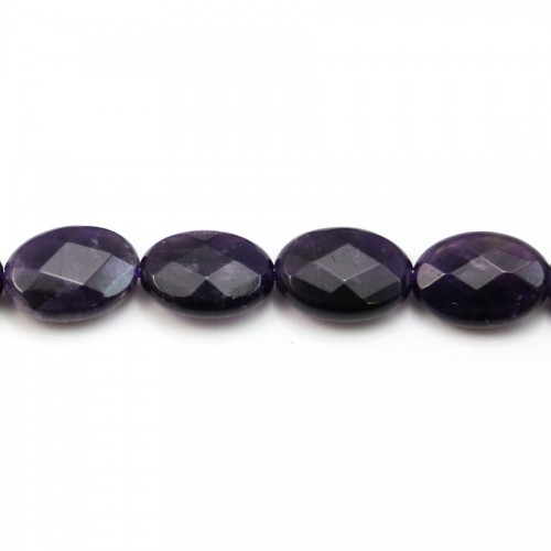 Amethyst Faceted Oval