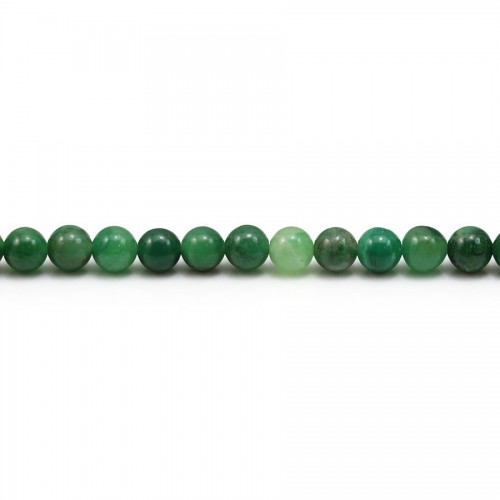 Verdit-Jade rund 4.5mm x 40cm
