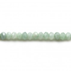Rondelle Natural Jade faceta 2,5x4mm x 39cm