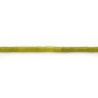 Jade coréen jaune vert, en forme de tube 2x4mm x 40cm