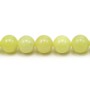 Jade lemon rond 10mm x 6pcs