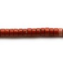 Jaspe rouge, forme rondelle 2x4mm x 39cm