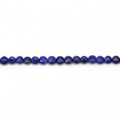 Lapis lazuli with a faceted flat round shape and a size of 2mm x 20pcs