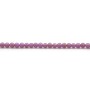 Phosphosiderite violet clair, de forme ronde, 2.5mm x 39cm