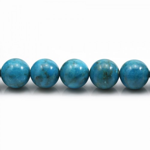 Turquoise ronde 12mm x 1pc