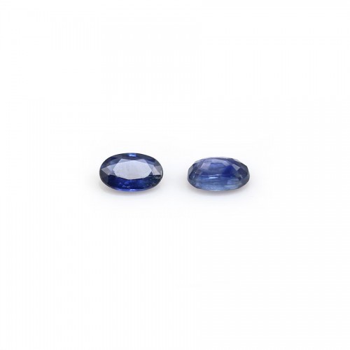 Zafiro azul, talla oval, 3x5mm x 1ud