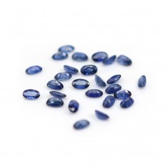 Blauer Saphir zum Einfassen, ovale Größe, 3x5mm x 1pc