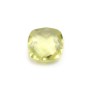 Intercalary in lemon quartz faceted with 2 holes 10mm x 1pc