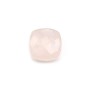 Intercalary in pink quartz with 2 holes 10mm x 1pc