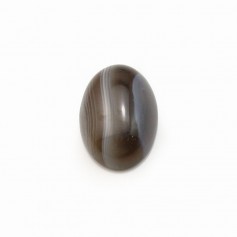 Botswana agate cabochon, in oval shaped, 10 * 14mm x 2pcs