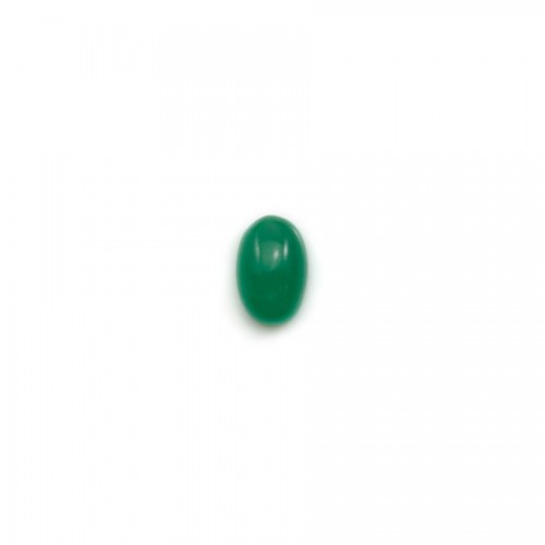 Cabochon d'aventurine verte, qualité A+, de forme ovale, 4 * 6mm x 1pc