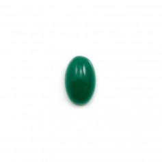 Cabochon di avventurina verde, qualità A+, forma ovale, 7x11 mm x 1 pz