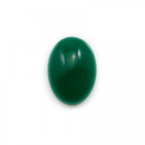 Cabujón de aventurina verde, calidad A+, forma ovalada, 12x16mm x 1pc