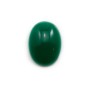 Cabochon d'aventurine verte,qualité A+, de forme ovale, 15x20mm x 1pc