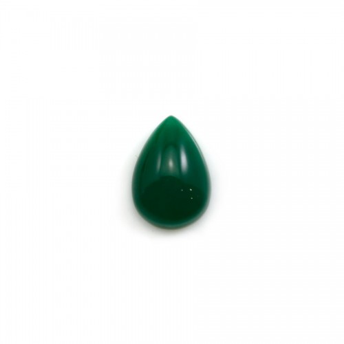 Cabochon di avventurina verde, qualità A+, forma a goccia, 9x12 mm x 1 pz