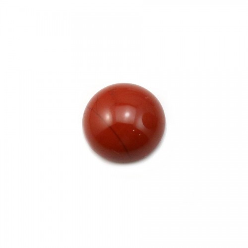 Cabujón de jaspe rojo, forma redonda, 10mm x 4pcs