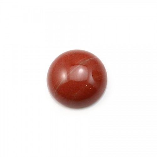 Cabochon jaspe vermelho, forma redonda, 12mm x 2pcs