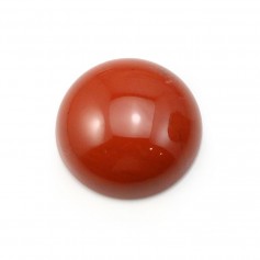 Cabochon jaspe vermelho, forma redonda, 16mm x 2pcs