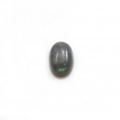 Cabochon of labradorite, in oval shaped, 7x9mm x 2pcs