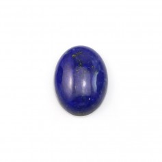 Oval lapis lazuli cabochon 12*16mm x 1pc