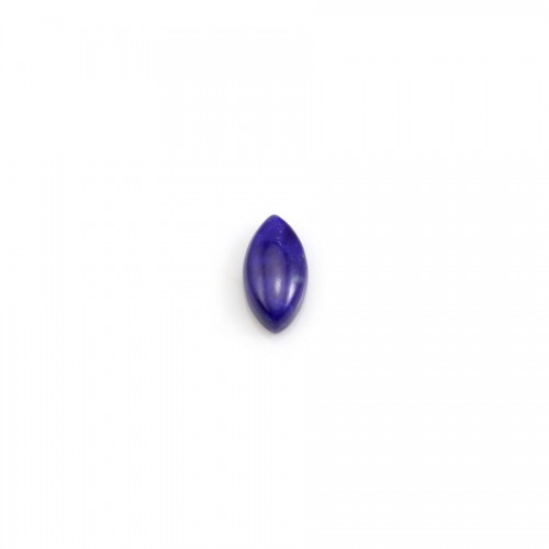 Cabochon lapis-lazuli navette 4*7mm x 2pcs
