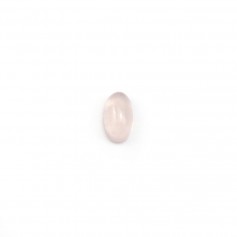 Rosenquarz Cabochon, ovale Form, 3 * 5mm x 4pcs