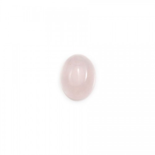 Cuarzo rosa oval cabujón 6x8mm x 6pcs
