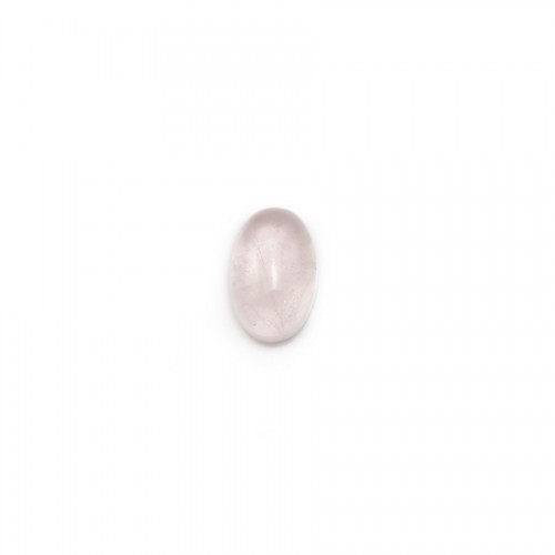 Cabujón de cuarzo rosa, forma ovalada, 4 * 6mm x 4pcs