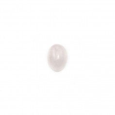 Cabochon de quartzo rosa, forma oval, 5 * 7mm x 4pcs