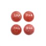 Pink rhodochrosite cabochon, in round shape, in size of 11mm x 1pc