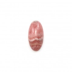 Cabujón de rodocrosita rosa, forma ovalada, tamaño 7x14mm x 1pc
