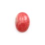 Pink rhodochrosite cabochon, in oval shape, in size of 14x19mm x 1pc