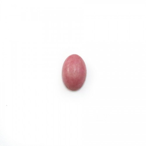 Rodonite rosa ovale cabochon 4x6mm x 4pz