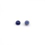 Cabochon de sodalite bleu, de forme ronde, 4mm x 6pcs